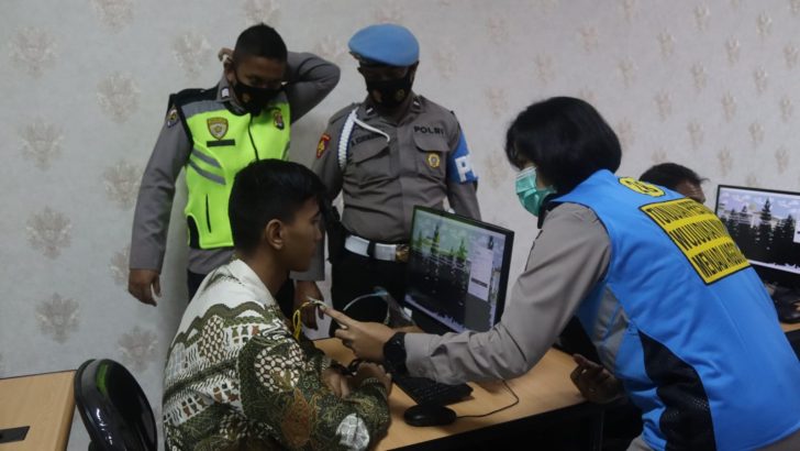 Propam Polda Banten Monitoring dan Awasi Seleksi Penerimaan Proaktif Bintara Polri Tahun Anggaran 2022