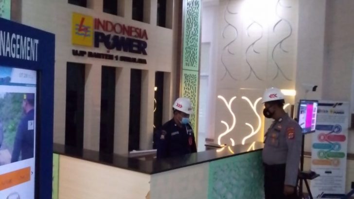 Ditpamobvit Polda Banten Lakukan Pengamanan di PLTU Banten 1 Suralaya Unit 8