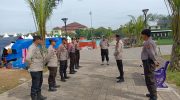Anggota Sat Samapta Polresta Tangerang melaksanakan Apel Pam Pengamanan Kegiatan MTQ Ke -53 Tingkat Kab. Tangerang Di Pusat Pemerintahan Daerah Kabupaten Tangerang.