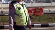 Aipda FD Sinambela Patroli Scan Barcode Di Alun-alun Tigaraksa