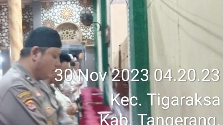 Aipda Firly Sholat Subuh Keliling Di Masjid Ismatul Hasanah Di Kel. Tigaraksa