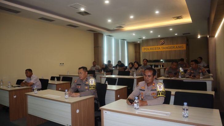 Anev Quick Wins Polri Presisi, Polresta Tangerang  Siap Meningkat Kegiatan dalam Mendukung Program Quick Wins