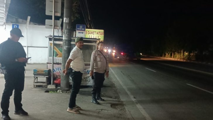 Personil Bhabinkamtibmas Patroli Barcode di titik-titik yang sudah ditentukan