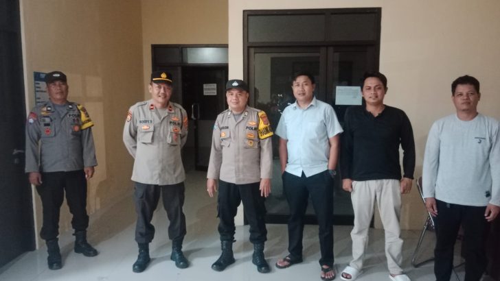 Personil Polsek Mauk melaksanakan Pengecekan Situasi Gudang Penyimpanan Logistik Pemilu 2024