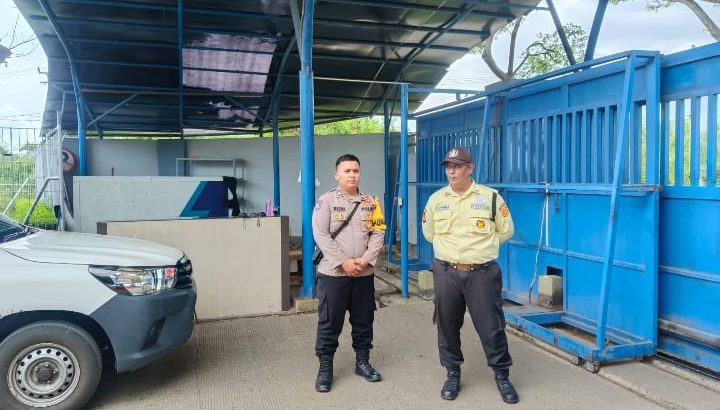 Personil Polsek Mauk Polresta Tangerang Giat Patroli Mobile Di PLTU 3 Lontar