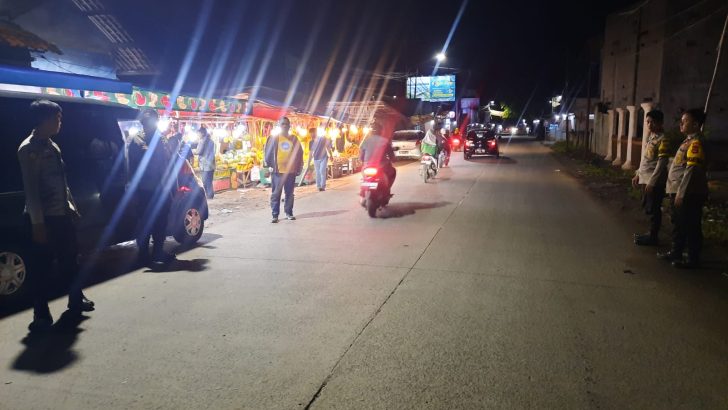 Polsek Mauk Melaksanakan Patroli Mobile Kewilayahan Malam Hari
