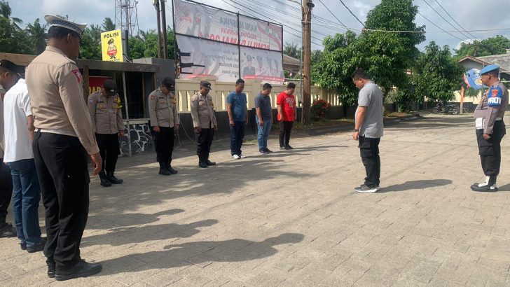 Kapolsek Mauk Pimpin Apel Pagi, Tingkatkan Kedisiplinan