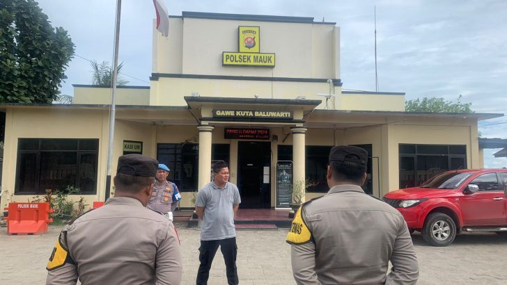 Personil Polsek Mauk Melaksanakan Apel Pagi, Tingkatkan Kedisiplinan