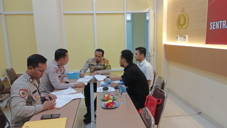 Tim Dumas Polresta Tangerang Lakukan Klarifikasi Pengaduan Masyarakat ke Polresta Tangerang. (25/01).