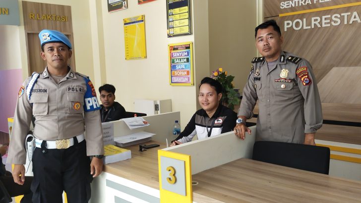 sipropam pengecekan piket pelayanan skck