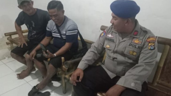 Beri Himbauan Kamtibmas Satpolairud Laksanakan Patroli Barcode Malam Hari
