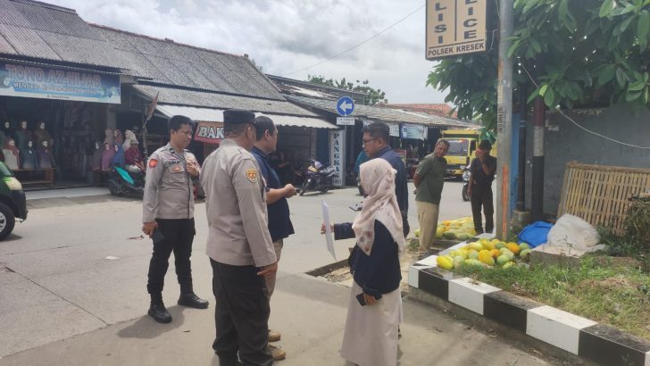 Penilaian Objek Tanah Mako Polsek Kresek Oleh Tim Dari KPKNL Tangerang II.