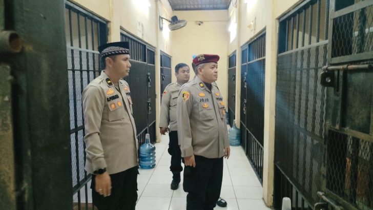PENGECEKAN TAHANAN DI RUTAN POLRESTA TANGERANG