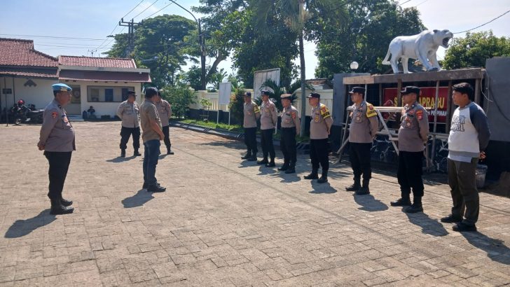 Protap Pagi Hari Polsek Mauk Polresrta Tangerang Polda Banten Giat Apel Pagi