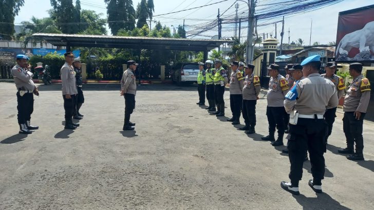 APEL PENGAMANAN LINTASAN ROMBONGAN GIAT ISTIGHOSAH AKBAR SE-BANTEN OLEH RELAWAN KAMI (KAMPUNG ANIS MUHAIMIN).