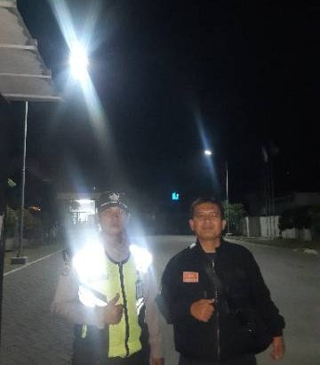 Guna menciptakan Kamtibmas, Personel Polsek Cisoka laksanakan Patroli Barcode