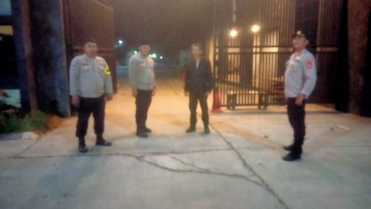 Pastikan situasi aman, personil Polsek Cisoka Laksanakan Patroli Barcode
