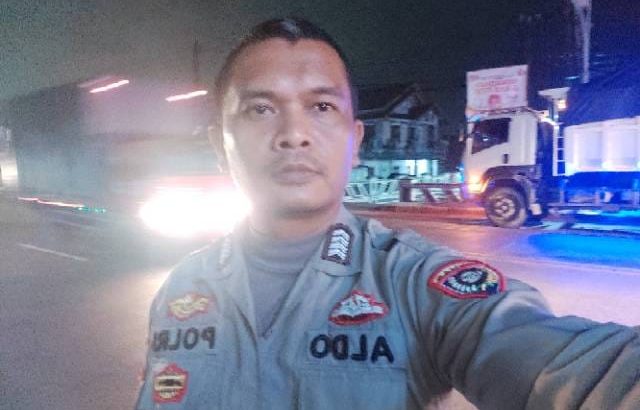 Anggota Polsek Cisoka melaksanakan Patroli Barcode