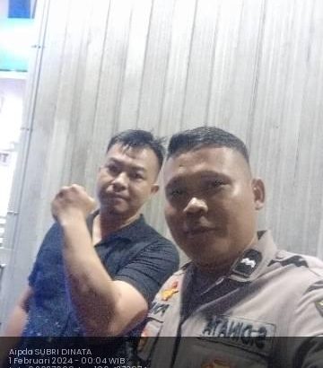 Laksanakan Patroli Barcode, Jajaran Polsek Cisoka Polresta Tangerang Titipkan Pesan Kamtibmas