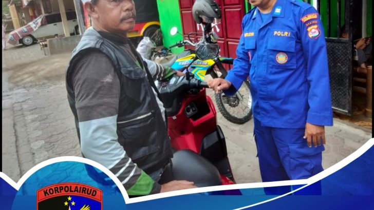 Satpolairud Laksanakan Patroli Rutin Cooling system Kepada Masyarakat Pesisir