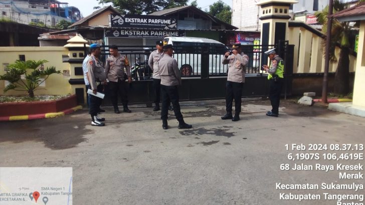 Pawas Polsek Balaraja Iptu BAMBANG.H salaku Pawas Polsek Balaraja Perketat Penjagaan Mako.