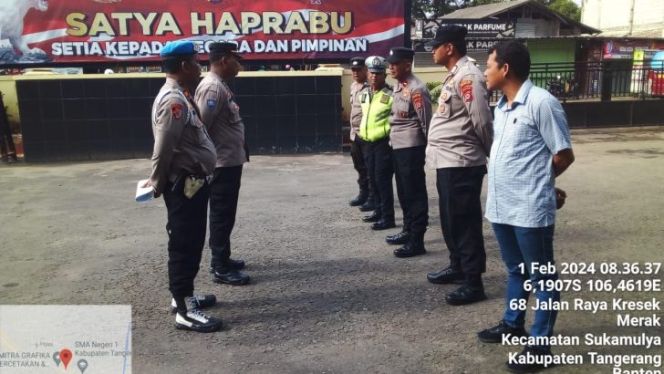 Serah Terima Piket siaga SPKT dan Piket Pungsi Polsek Balaraja Polresta Tangerang
