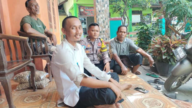 Bhabinkamtibmas Polsek Mauk Polresta Tangerang Giat Sambang dan Preemtif Warga Binaan Desa Rawakidang