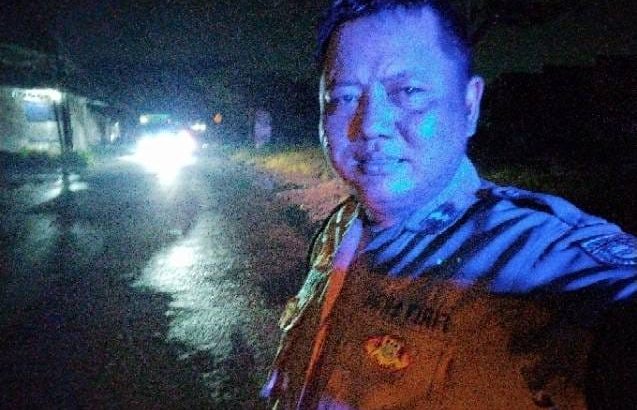 Aipda filry Patroli Barcode Di ciung Pws Tigaraksa Antisipasi Kejahatan