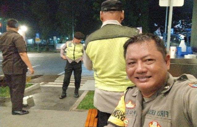 Aipda filry Patroli Barcode Di Macdonald Tigaraksa Antisipasi Kejahatan