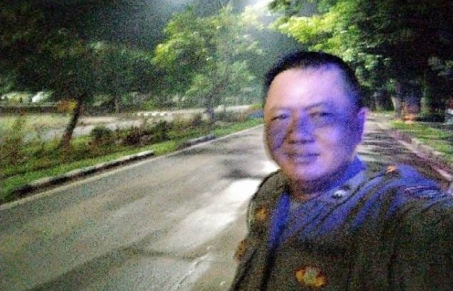 Aipda Firly Patroli Barcode Di Alun -Alun Pemda Tigaraksa Antisipasi Kejahatan