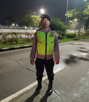 Aiptu Hevi Patroli Barcode Di Alun -Alun Pemda Tigaraksa Antisipasi Kejahatan