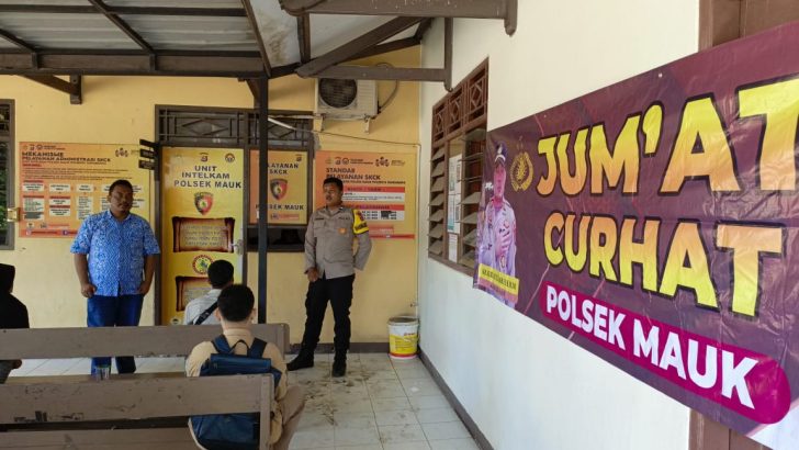 Polsek Mauk Melaksanakan Kegiatan Jumat Curhat