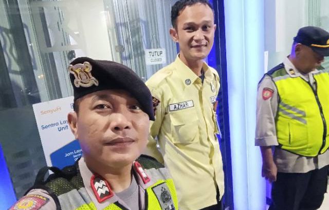 Aiptu Hevi Patroli Barcode Di Bank BRI Tigaraksa Antisipasi Kejahatan