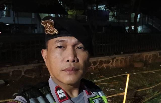 Aiptu Hevi Patroli Barcode Di Pasar Gudang Tigaraksa Antisipasi Kejahatan