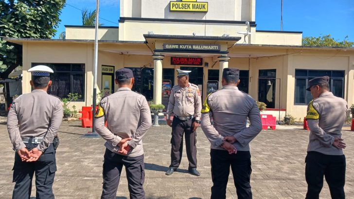 Tingkatkan Disiplin, Personil Polsek Mauk Polresta Tangerang Polda Banten Giat Apel Pagi