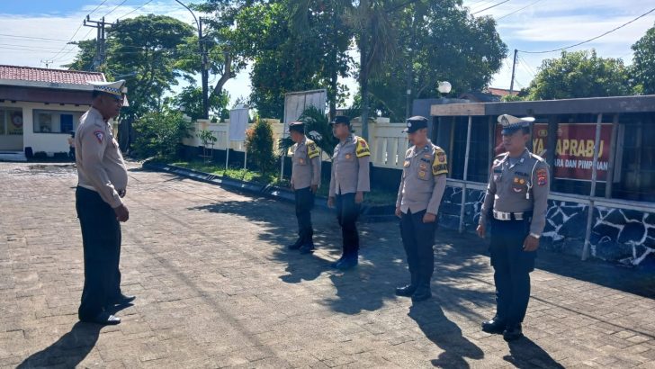 Personil Polsek Mauk Tingkatkan Kedisiplinan Melaksanakan Apel Pagi