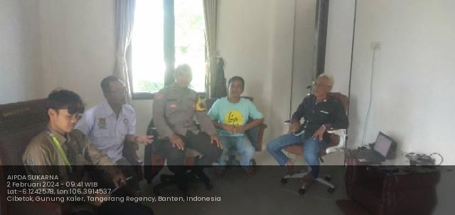 Polsek Kresek lakukan Sambang DDS di Desa, sebagai bentuk upaya menjalin sinergitas dengan masyarakat.