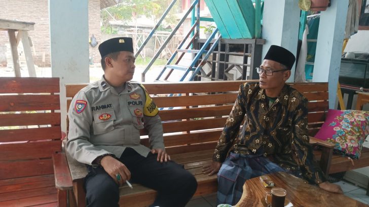 Aipda Rahmat Bhabinkamtibmas Desa Kubang Polsek Balaraja Polresta Tangerang giat Sambang ke Tokoh Agama, Tokoh Masyarakat.