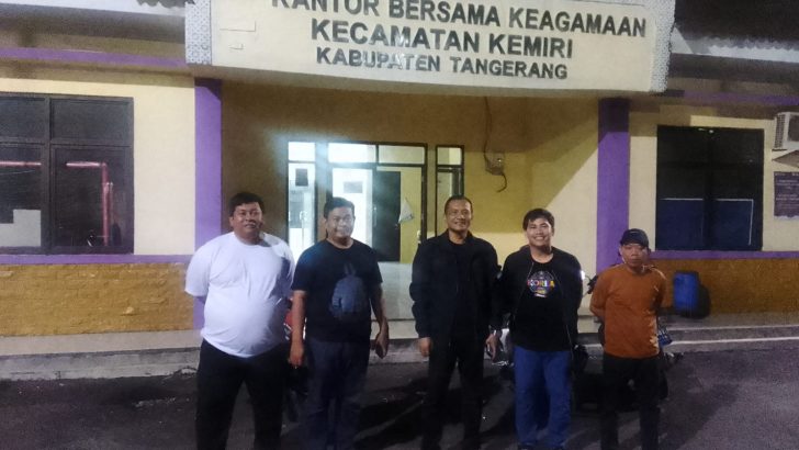 Piket Polsek Mauk Kontrol Gudang Penyimpanan Logistik Pemilu.