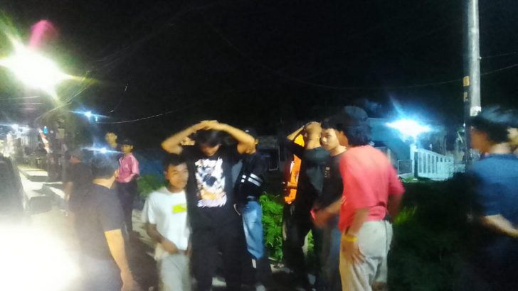 Tekan Kriminalitas Jalanan Personil Polsek Mauk Rutinkan Patroli Malam