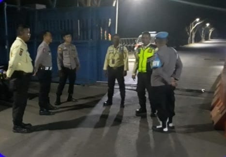 Personil Polsek Mauk Polresta Tangerang Laksanakan Patroli Mobile Di PLTU 3 Lontar