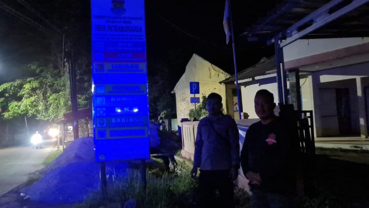 Polsek Mauk Melaksanakan Patroli Malam Hari Antisipasi 3C