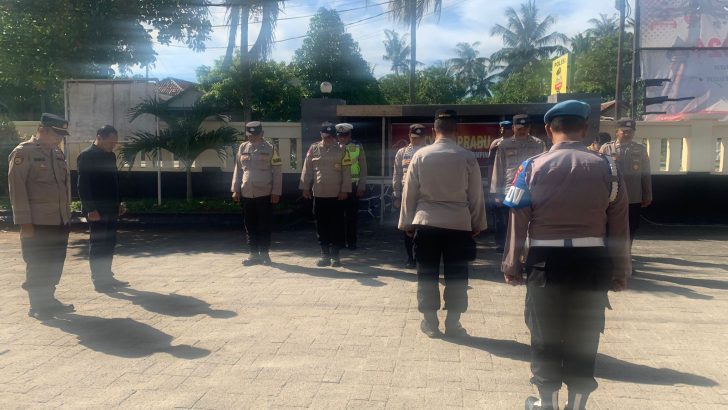 Tingkatkan Disiplin, Personil Polsek Mauk Polresta Tangerang Polda Banten Giat Apel Pagi