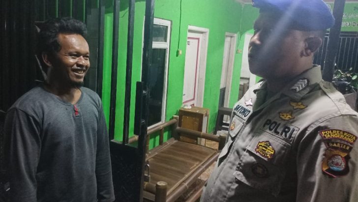Satpolairud Polresta Tangerang Polda BantenMenjaga Wilayah Pesisir Tetap Aman Satpolairud Laksanakan Patroli Barcode Malam Hari