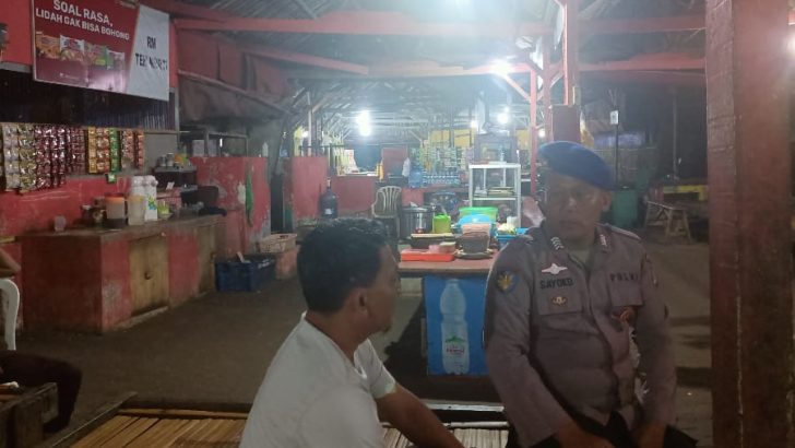 Jaga Wilayah Tetap Aman dan Kondusif Satpolairud Laksanakan Patroli Barcode Malam Hari