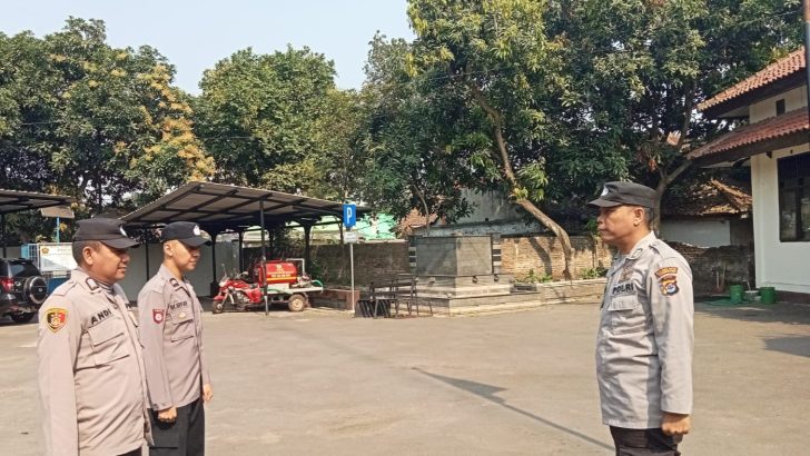 Tingkatkan Kedisiplinan anggota Polsubsektor Jayanti dengan melaksanakan Apel Pagi