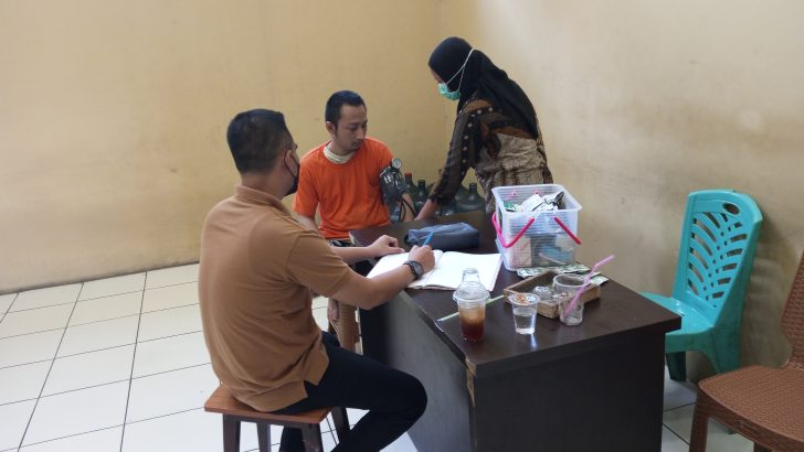 Sattahti Polresta Tangerang melaksanakan kegiatan pemeriksaan kesehatan untuk para tahanan yang di rutan Polresta Tangerang