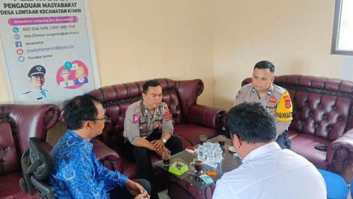 Personil Polsek Mauk Polresta Tangerang Giat Commander Wish Kapolda Banten Yuk Ngopi Wae