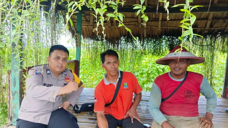 Personil Polsek Mauk Polresta Tangerang Giat Sambang dan Preemtif Desa Lontar