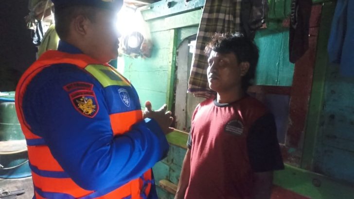 Patroli Di Wilayah Perairan Lontar Banten Oleh Personel Sat Polairud Polresta Tangerang